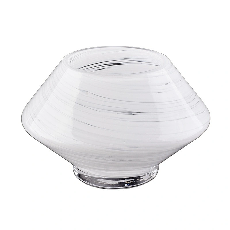 Sunny new design white tealight glass candle holder 8oz 10oz 11oz