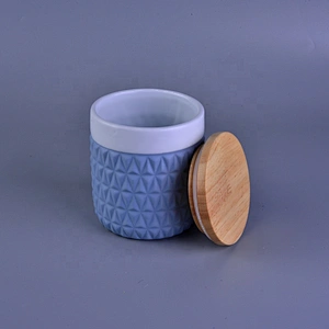 Ceramic Candle Jar With Lid