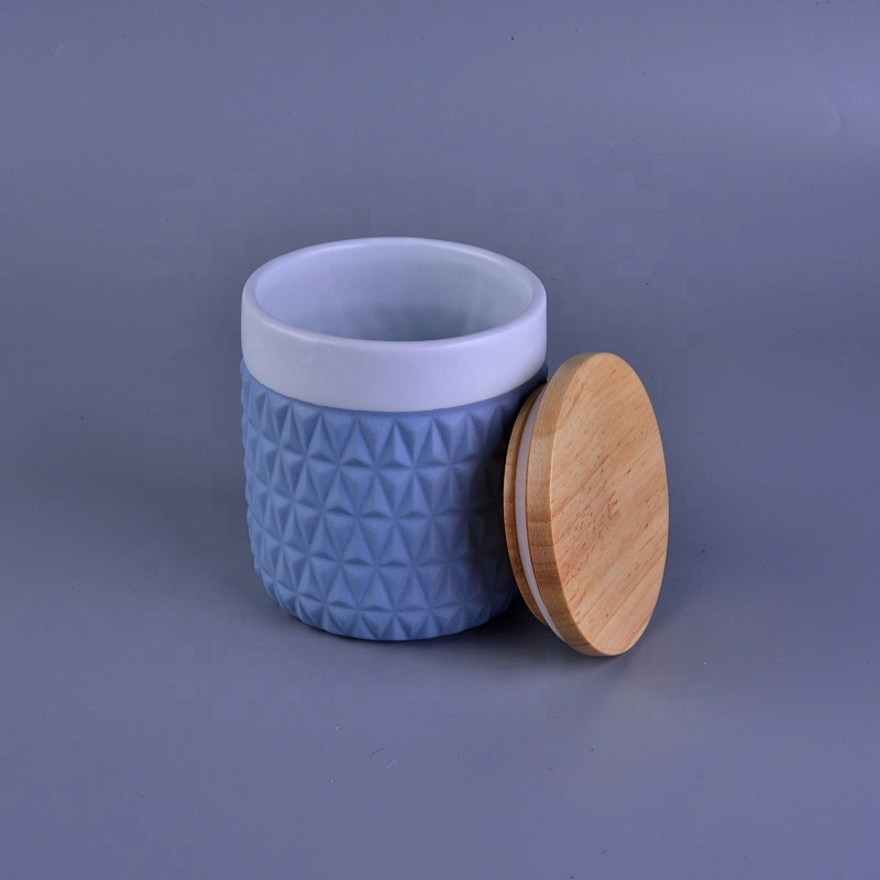 Ceramic Candle Jar With Lid