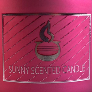 10oz 20oz Sunny scented luxury color candle glass jar with lid bulk