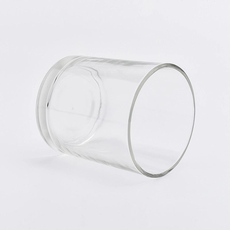 decorative 12 oz glass candle jar