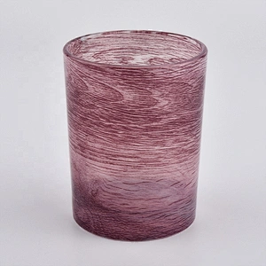 Suppliers color crystal customized glass candle jar holders
