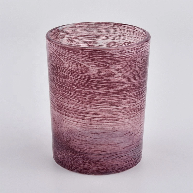 Suppliers color crystal customized glass candle jar holders