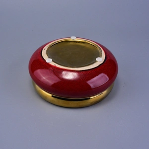 Sunny custom large 3 wick empty ceramic candle holder vessel