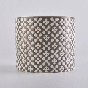 Cylinder menorah coloured candle jar home decoration