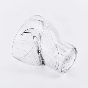 8oz 10oz Crystal glass tea light candle holder home decoration