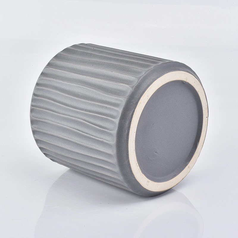 Matte Ceramic Candle Jars For Home Decor Wholesale