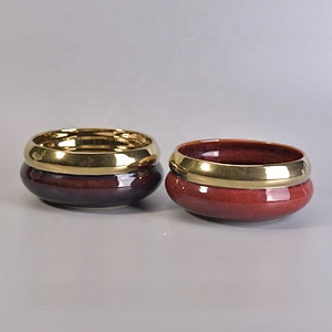 Sunny custom logo ceramic candle containers wholesales