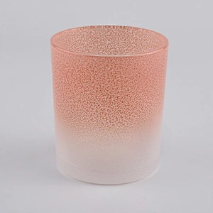 new luxury colorful glass candle jar