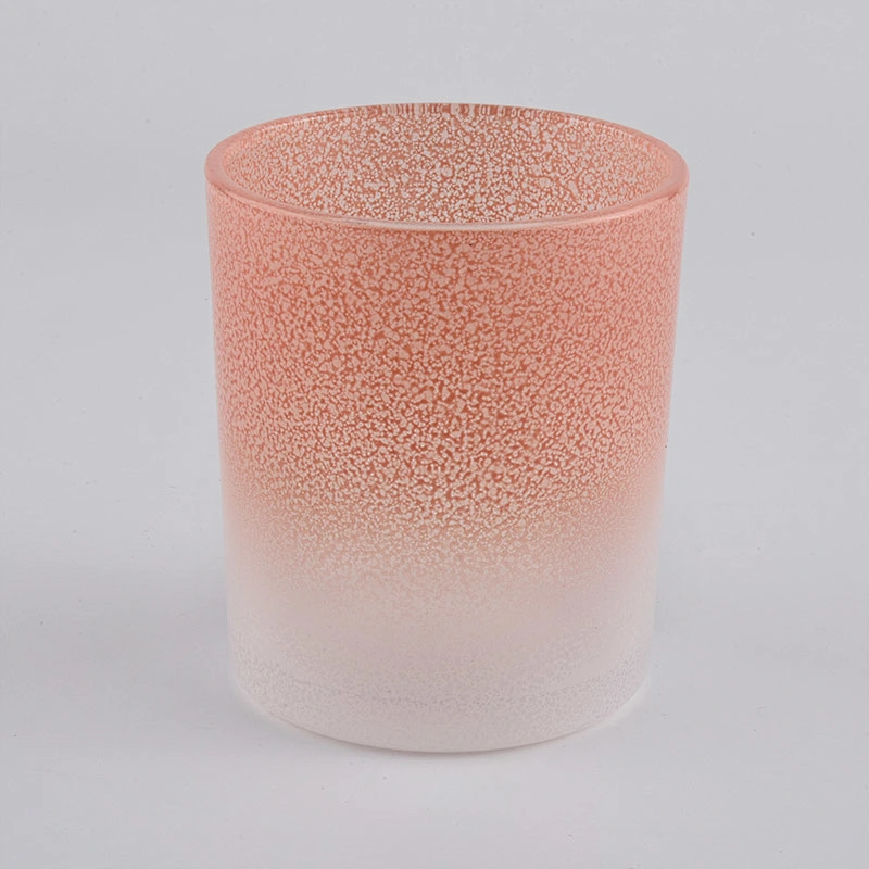 new luxury colorful glass candle jar
