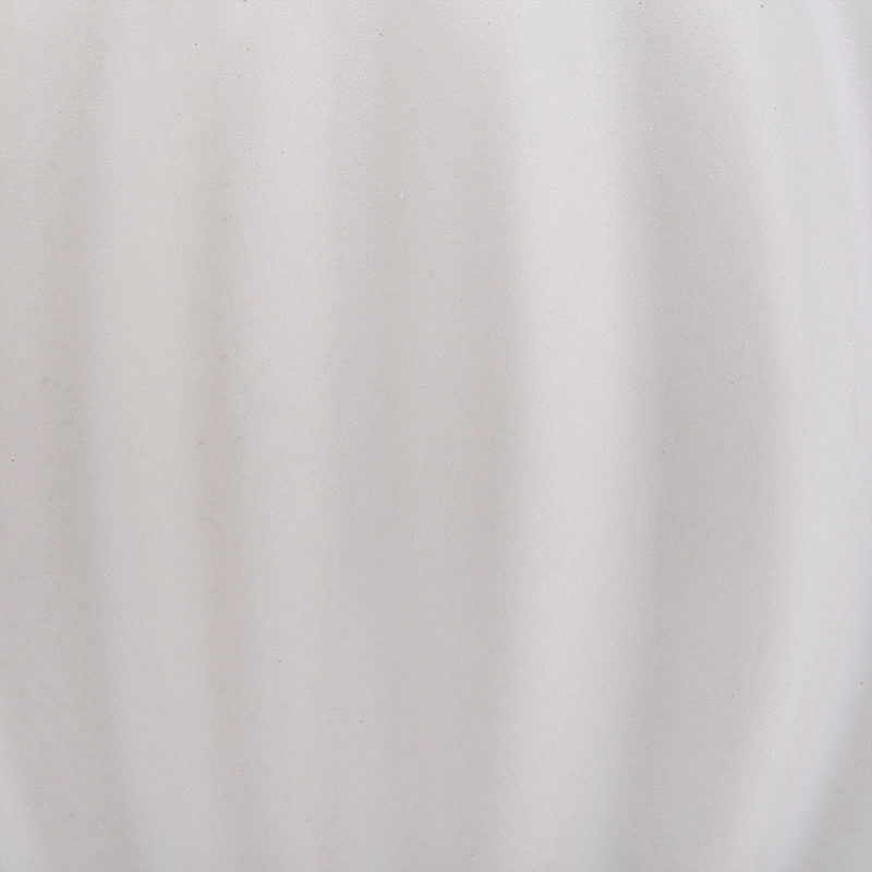 8oz Glaze White Pumpkin Shape Ceramic Jar Ceramic Candle Vessel with Stand