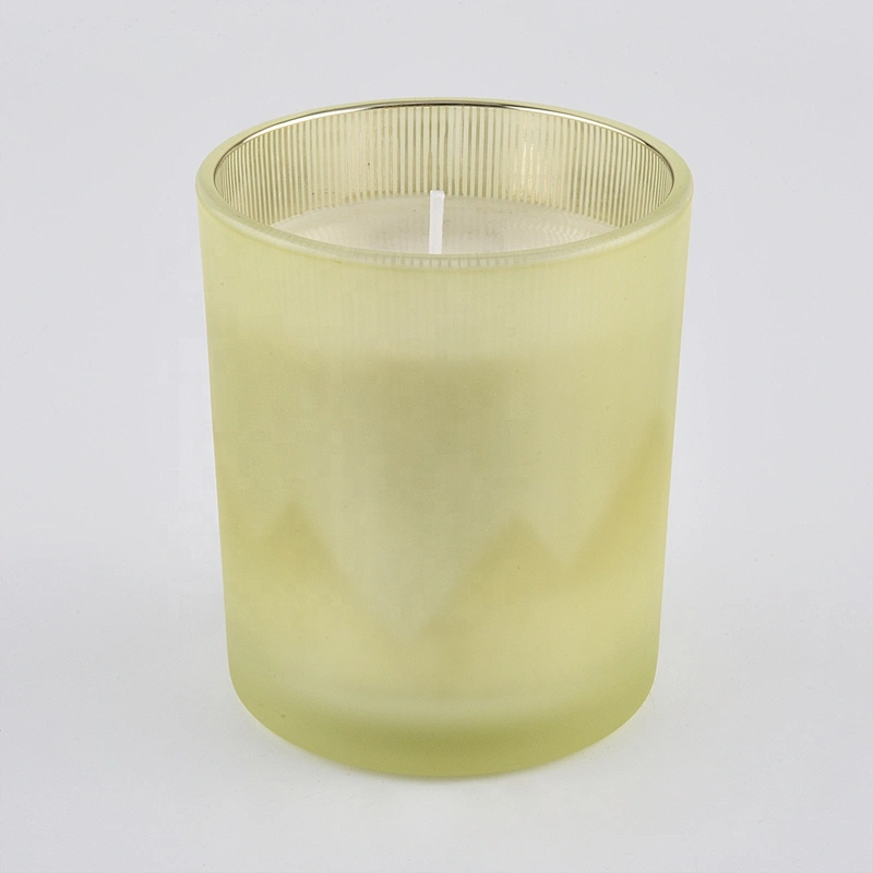 Sunny Wholesales custom gold luxury candle glass jars holder