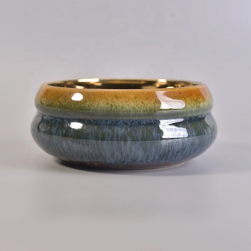 Sunny home decoration empty ceramic candle containers