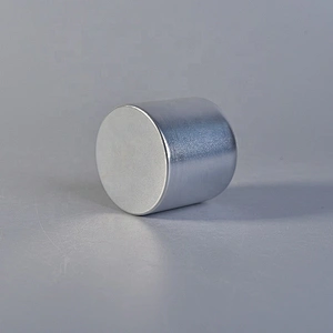 Silver round Metal Aluminum candle tins with lid