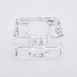 Mini Tealight Crystal Glass Candle Jars