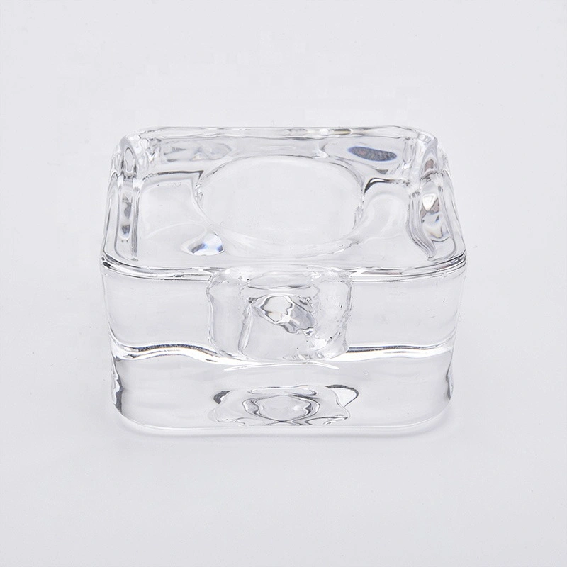 Mini Tealight Crystal Glass Candle Jars