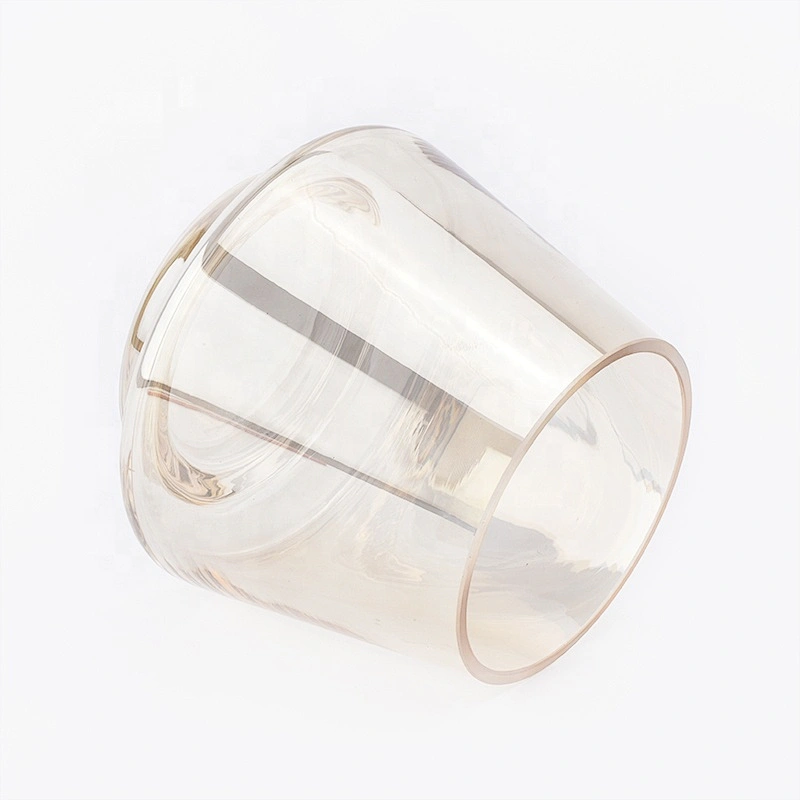 Antique round glass candlestick home decor