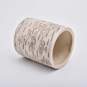 Wedding decorative cylinder cement Candle holders 10oz 12oz