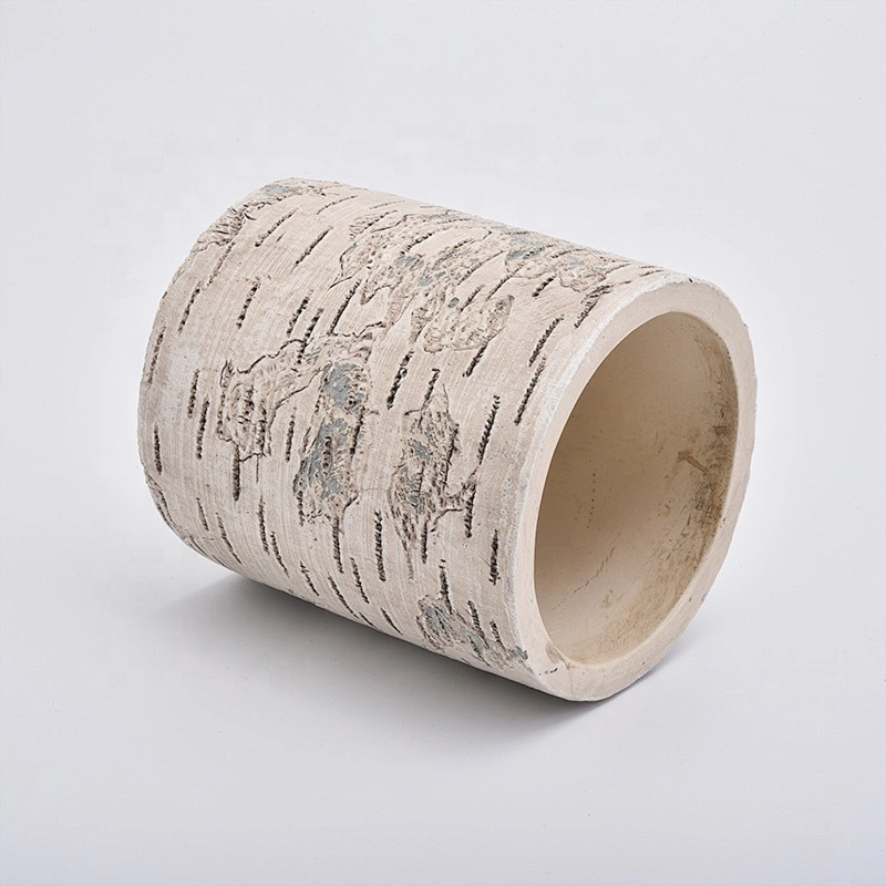 Wedding decorative cylinder cement Candle holders 10oz 12oz