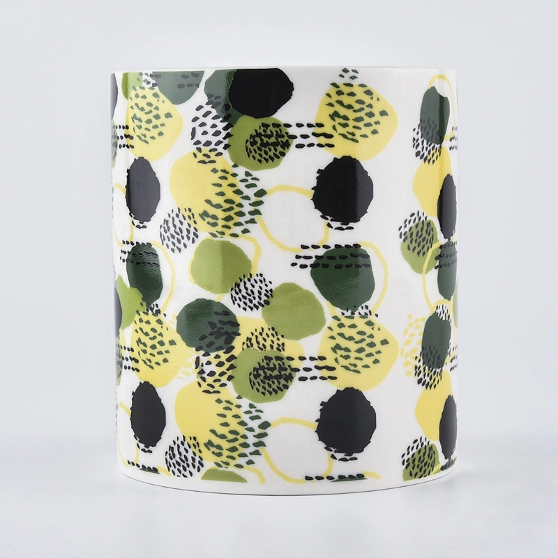 Fancy Wholesale Candle Ceramic Container For Wedding Party