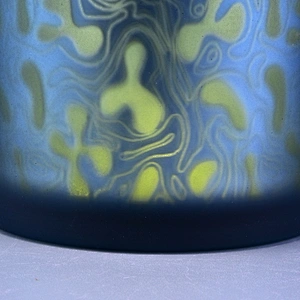 Sunny custom matte blue glass candle holder containers 10oz 12oz 16oz