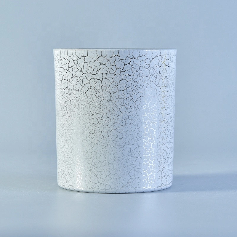 Christmas 8OZ White Candle Glass Jar