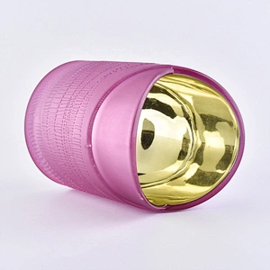 Wholesales Custom heart design luxury glass candle holders