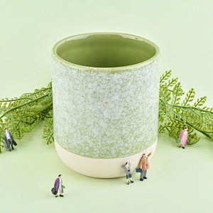 luxury wedding decor sparkle ceramic candle jar