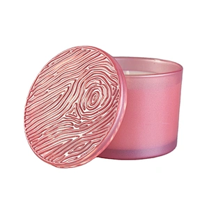 Wholesales Custom tea light glass candle holders in bulk with lid