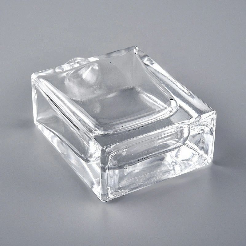 15ml Flat-Square Clear Glass Bottle with sprayer
