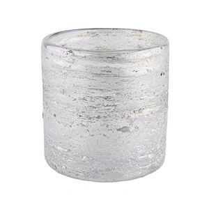 Sunny luxury customized white matte votive glass candle jar