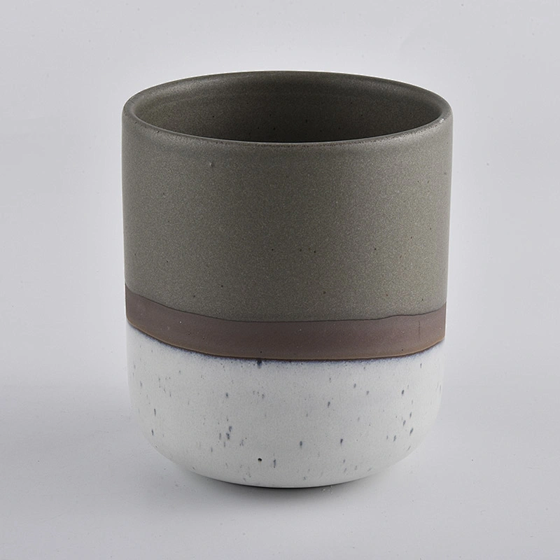 luxury matte glazing ceramic candle holders