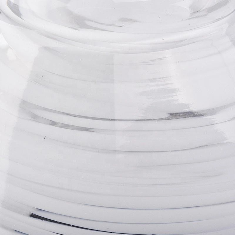 Sunny new design white tealight glass candle holder 8oz 10oz 11oz