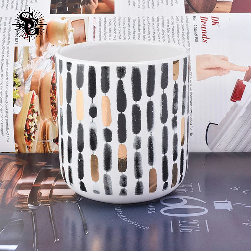 Sunny slap-up 400ml ceramic candle jar with hot sale good quality
