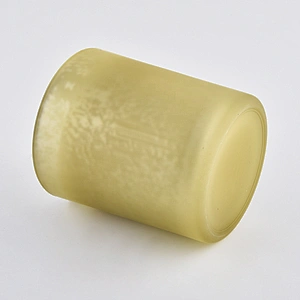 Sunny golden matte tealight candle glass jar holders 10oz 20oz