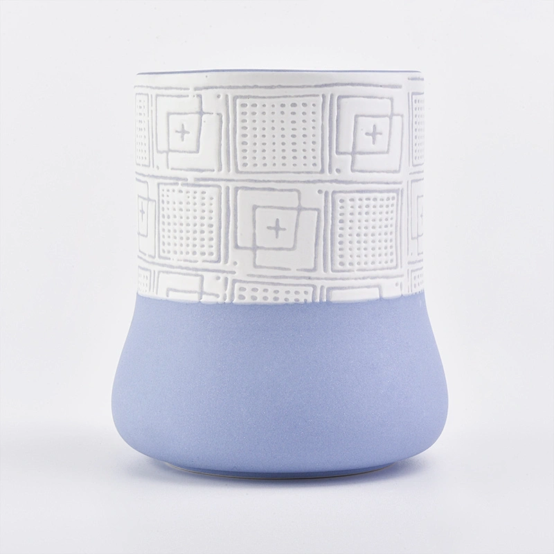 Spring Summer Season Decorative Ceramic Candle Vessels