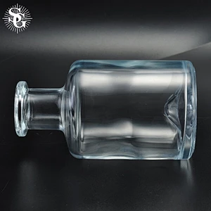 Sunny 216ml 256g  transparent unique desgin home scent diffuser glass bottle