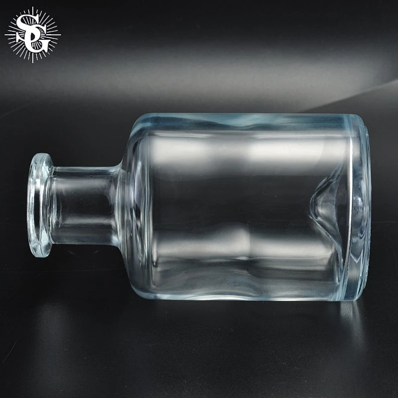 Sunny 216ml 256g  transparent unique desgin home scent diffuser glass bottle