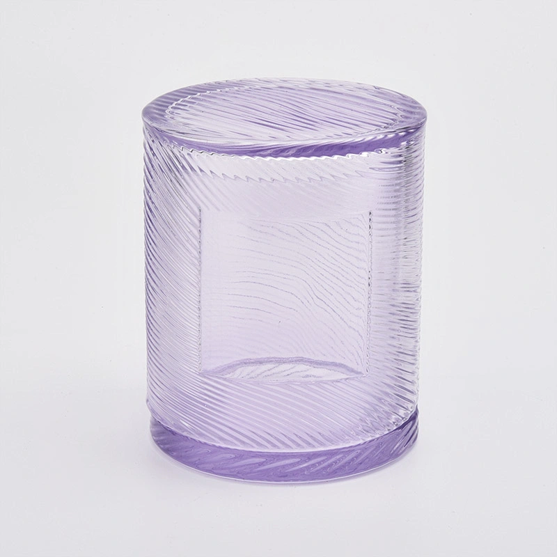 Luxury Glass Candle Jar With Lid