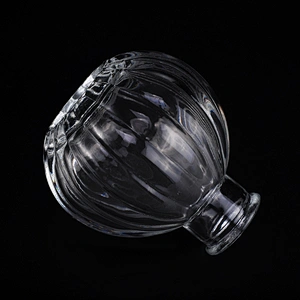 4oz Round shape transparent glass perfume bottles fragrance bottle