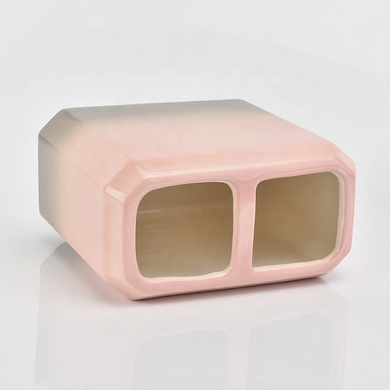square shape ceramic Bathroom Accessories Set