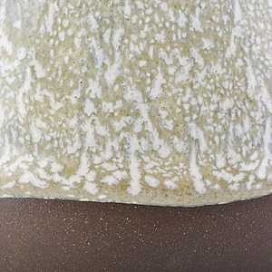 Matte geo cut ceramic candle bowl home decor