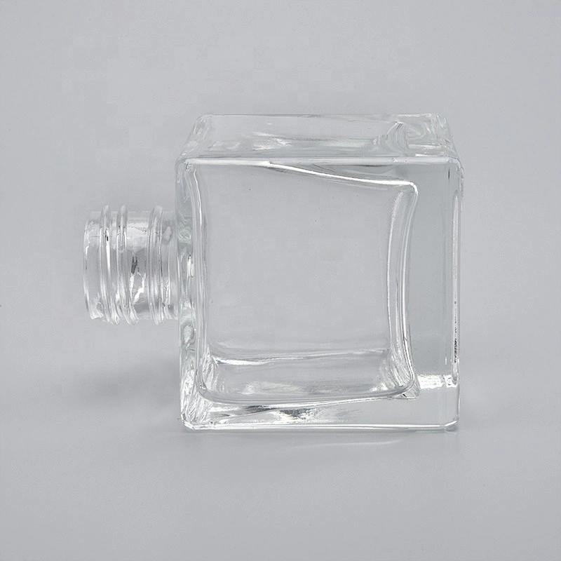 Sunny square empty reed diffuser glass bottles for home decor fragrance container