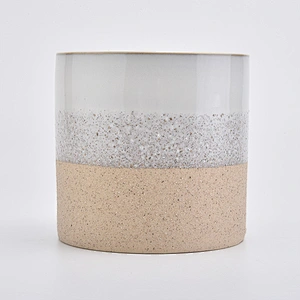 Three Color Candle Ceramic Vessel 620ml