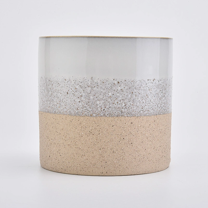 Three Color Candle Ceramic Vessel 620ml