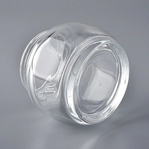 new clear glass cosmetic bottles