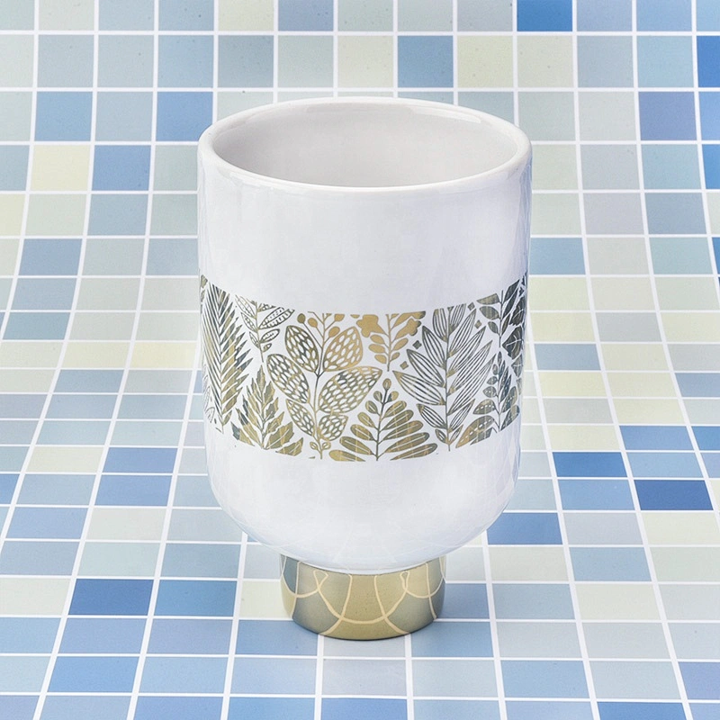 New design luxury votive white candle glass jars 10oz 12oz 16oz