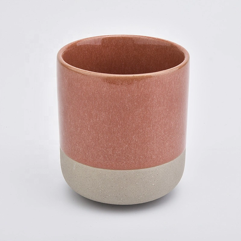 Customized frosted tealight ceramic candle holders