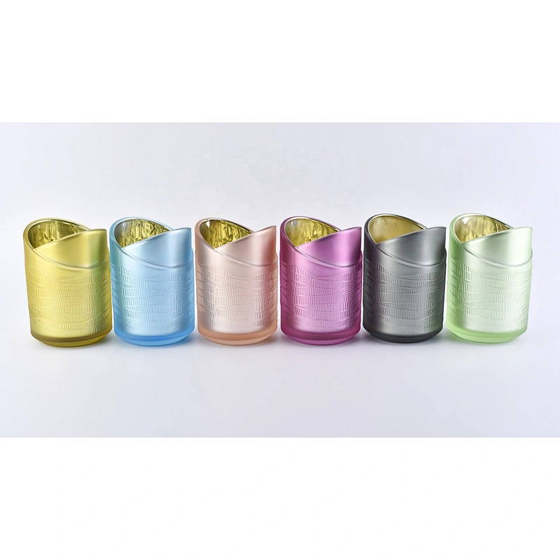 Wholesales Custom heart design luxury glass candle holders