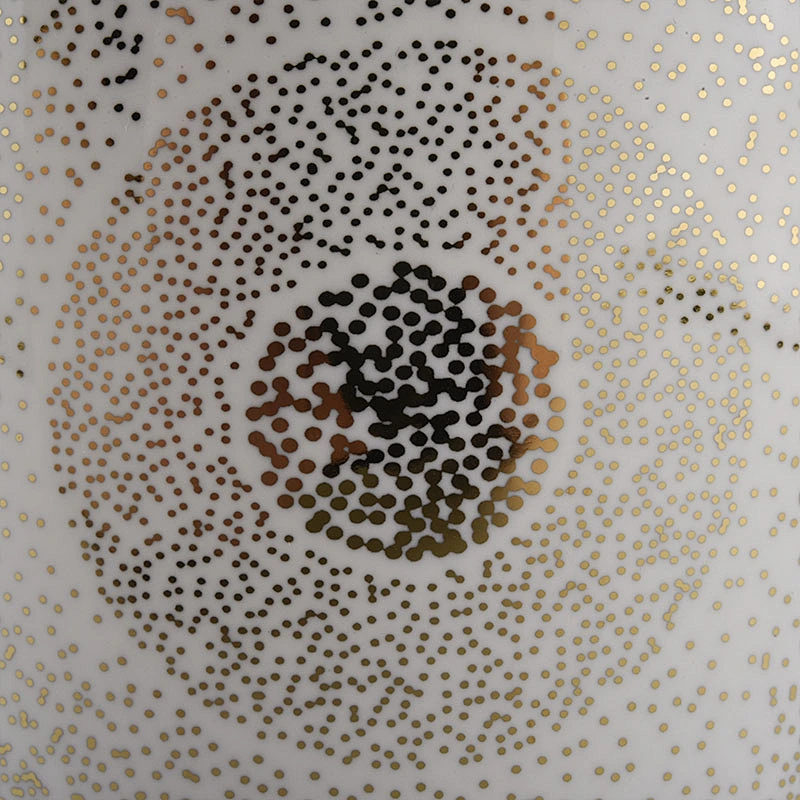 Isolation of electroplating custom ceramic candle vessels